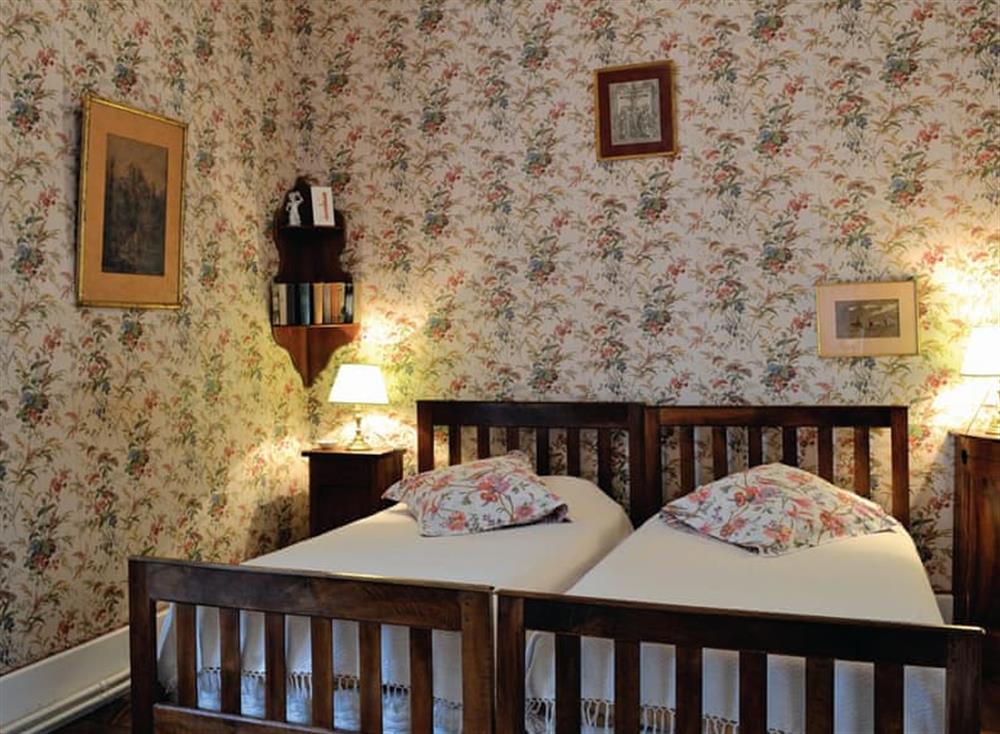 Bedroom at Manoir de Mombette in C&eacute;nac, Dordogne, France