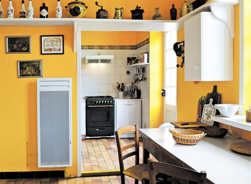 Kitchen at Manoir de Mombette in C&eacute;nac, Dordogne, France