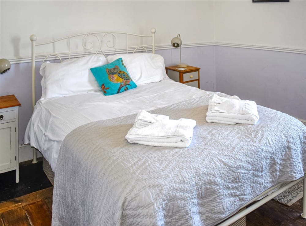 Double bedroom at Manor Cottage in Ilfracombe, Devon