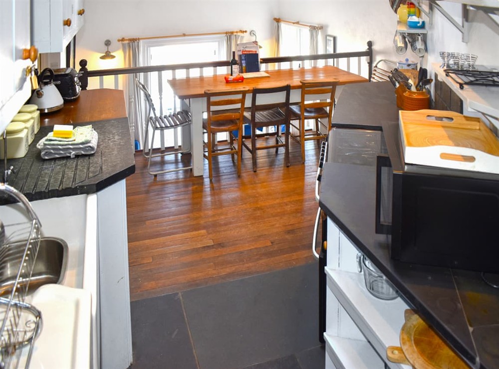 Kitchen at Manor Cottage in Ilfracombe, Devon