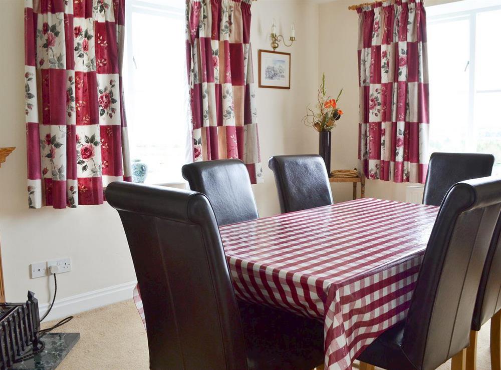 Dining room at Manor Cottage in Old Byland, near Helmsley, North Yorkshire