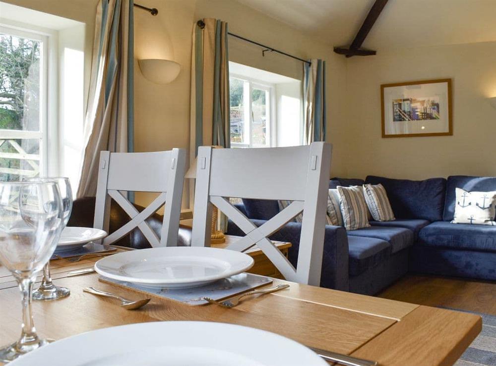 Convenient dining area at Manor Cottage in Stiffkey, near Wells-next-the-Sea, Norfolk