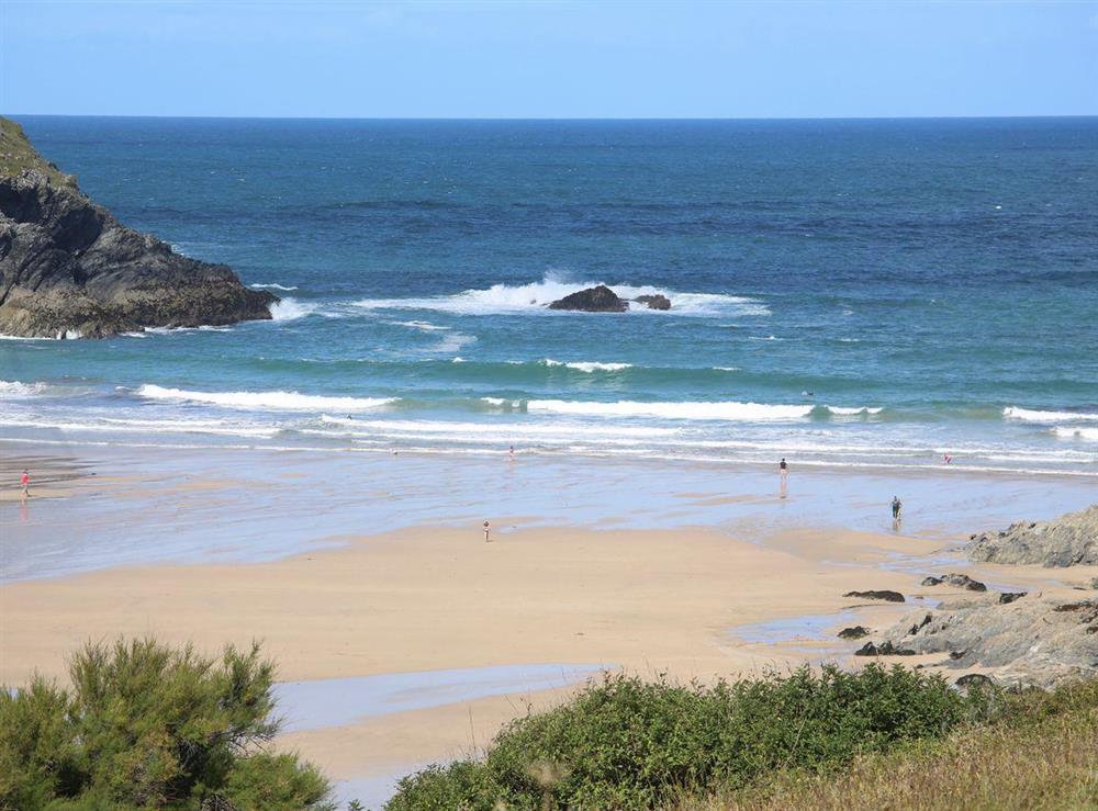 Lovely local beaches at Manor Cottage in West Pentire, Cornwall., Great Britain