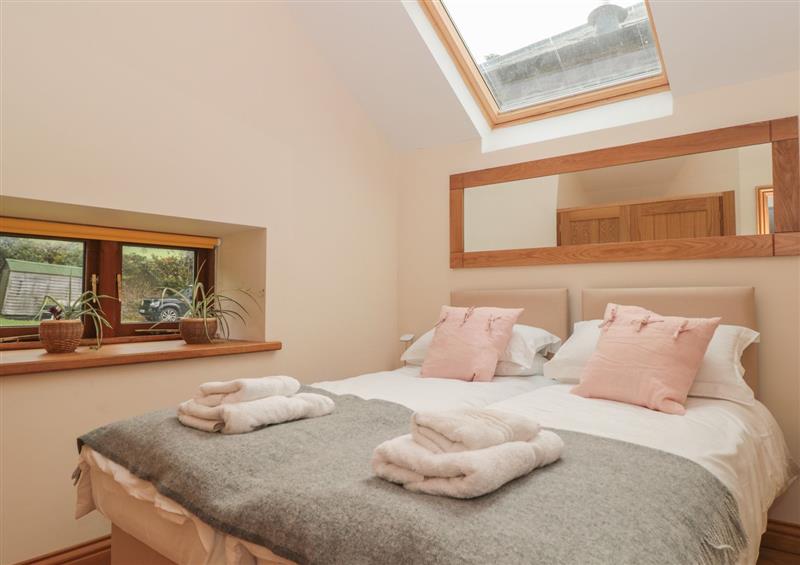 One of the bedrooms at Manor Cottages, Bratton Clovelly