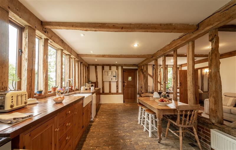 The dining area at Manor Farm Barn, Thorndon