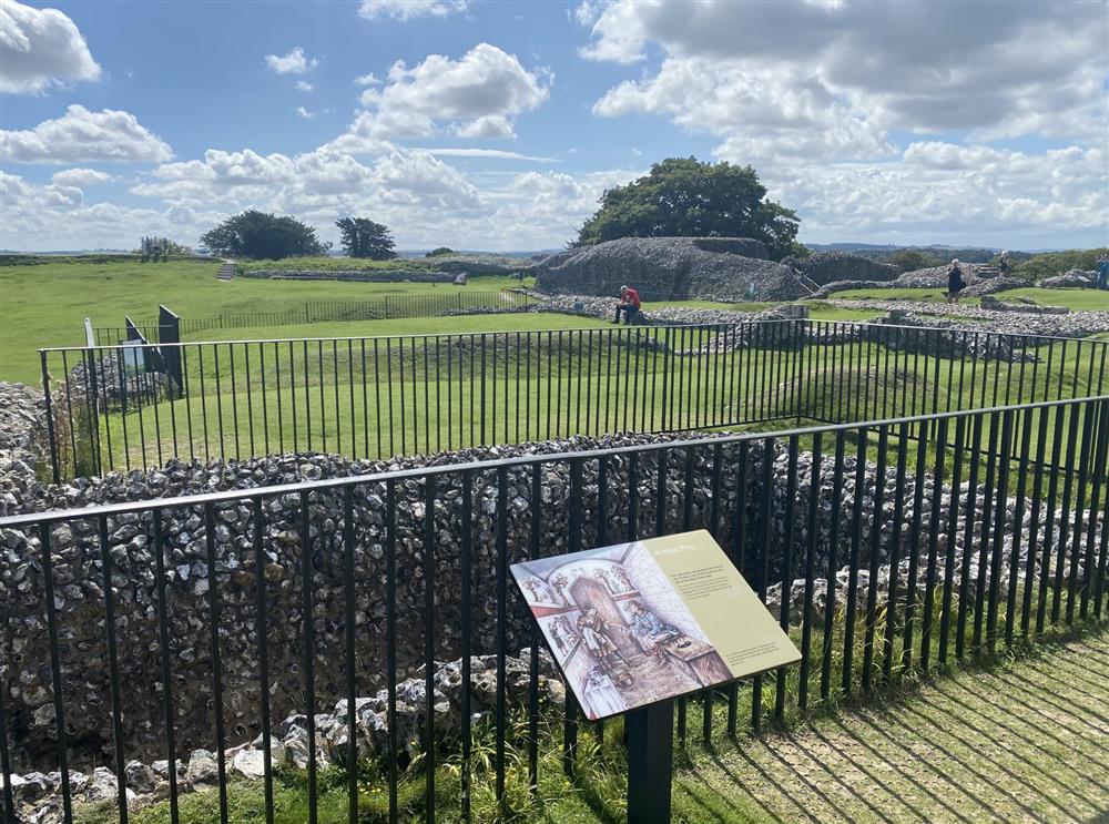 Enjoy a visit to Old Sarum Castle on the outskirts of Salisbury