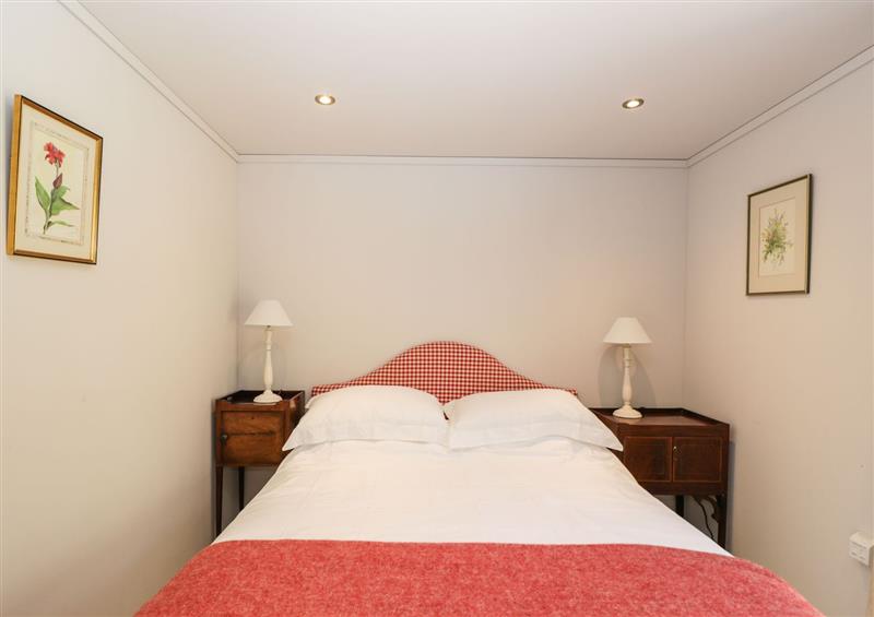One of the 2 bedrooms at Manor Farm Lodge, Bowerchalke