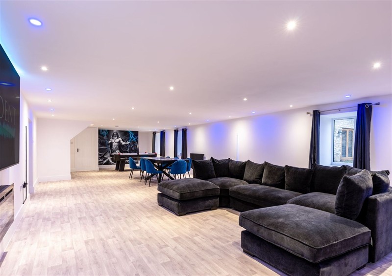 This is the living room at Manor Farm, Pilton