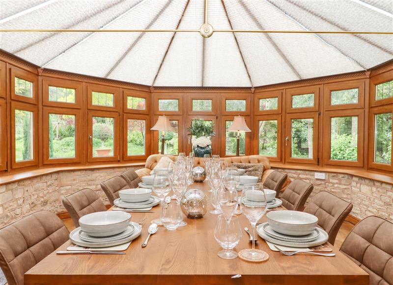 Dining room at Manor Farm, Prescott near Gotherington