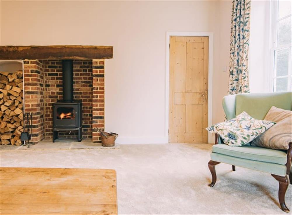 Living room at Manor Farmhouse in Deal, England