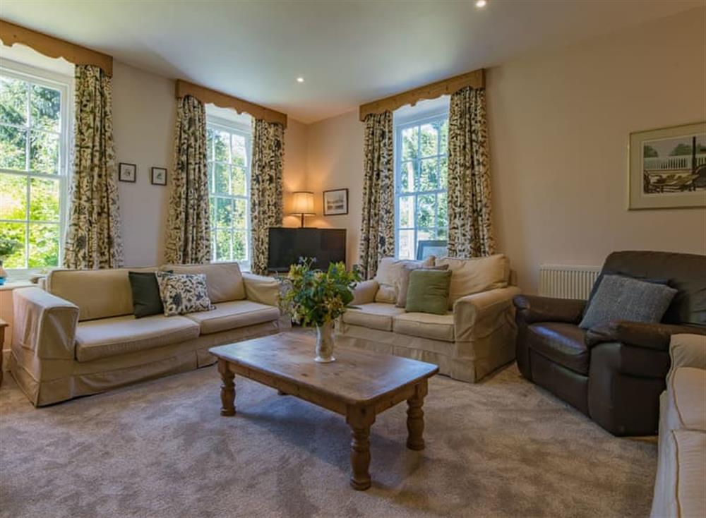 Welcoming living room at Manor Farmhouse in Deal, England