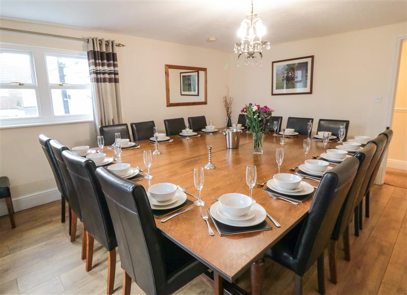 Dining room at Manor Farmhouse, Reighton near Filey