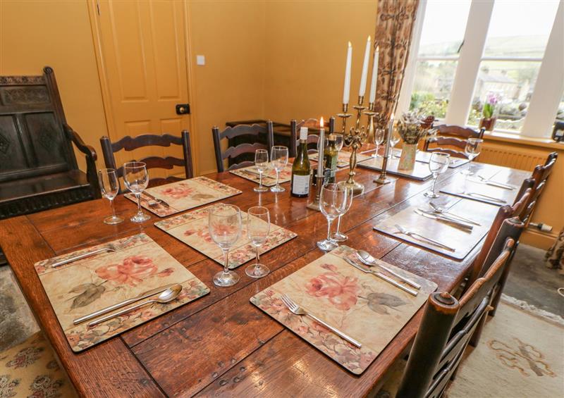 The dining room at Manor House, Bainbridge near Hawes