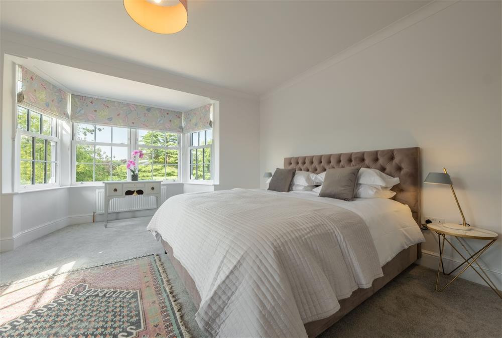 First floor: Pure decadence in the master bedroom with a super-king size bed at Manor House, Beeford