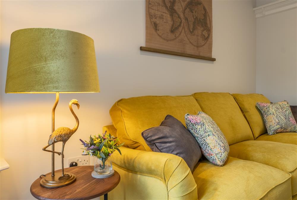 Ground floor: Vibrant colours  tastefully furnish the snug at Manor House, Beeford