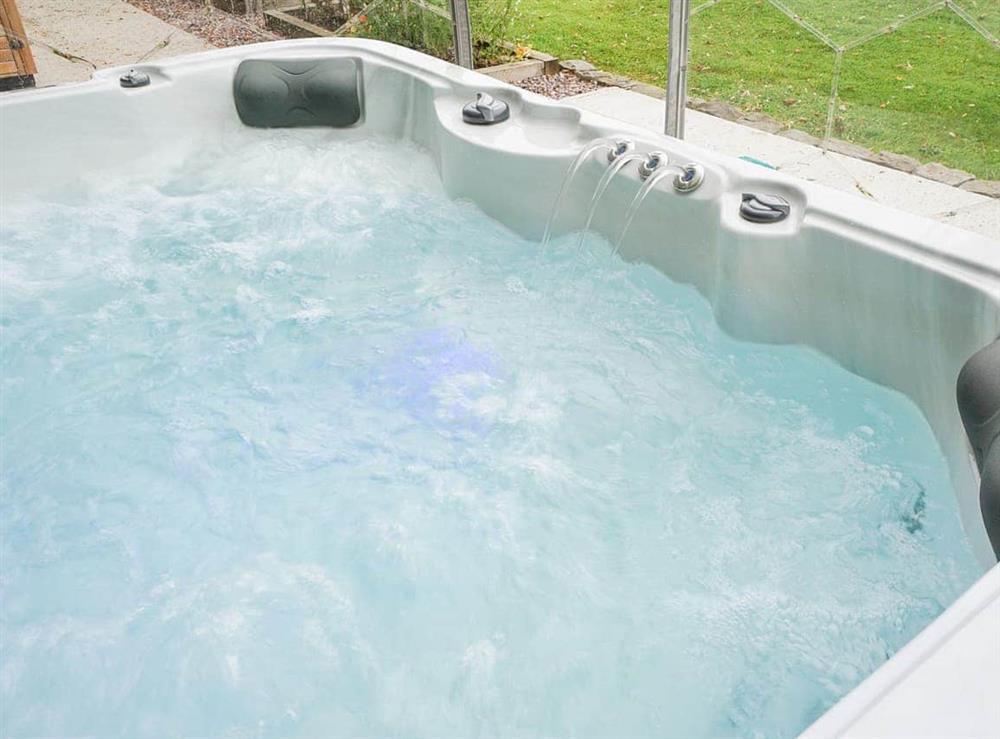 Hot tub at Manor House Farm in Much Hoole, Preston, Lancashire