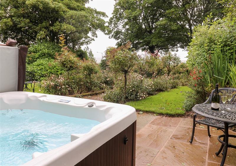Enjoy the hot tub at Manor House, Stanhill near Oswaldtwistle