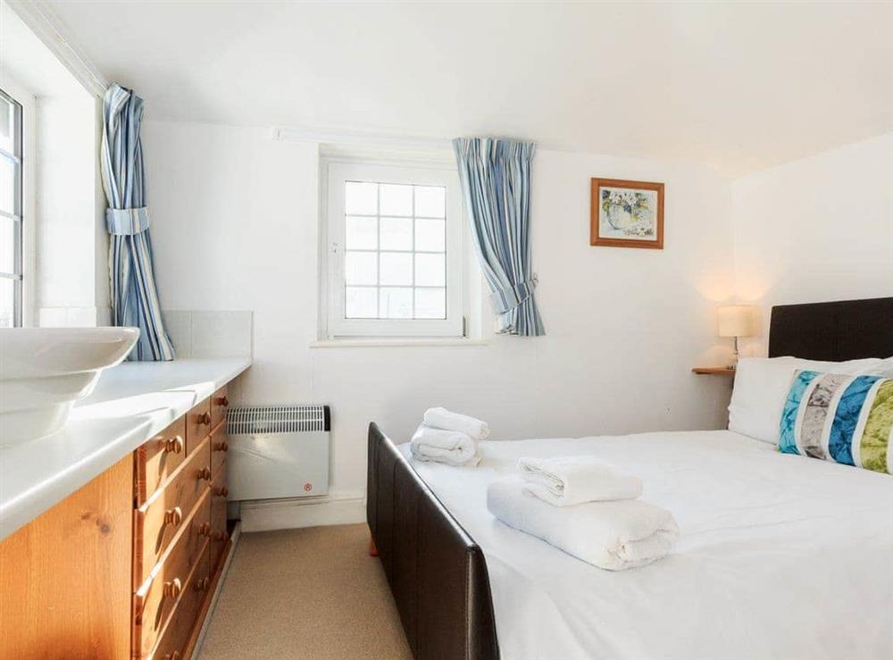 Double bedroom at Manor House in West Pentire, Cornwall., Great Britain