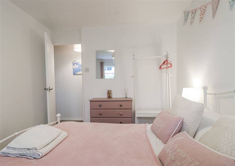 One of the bedrooms at Manorcombe 21, Honicombe Holiday Village near Gunnislake