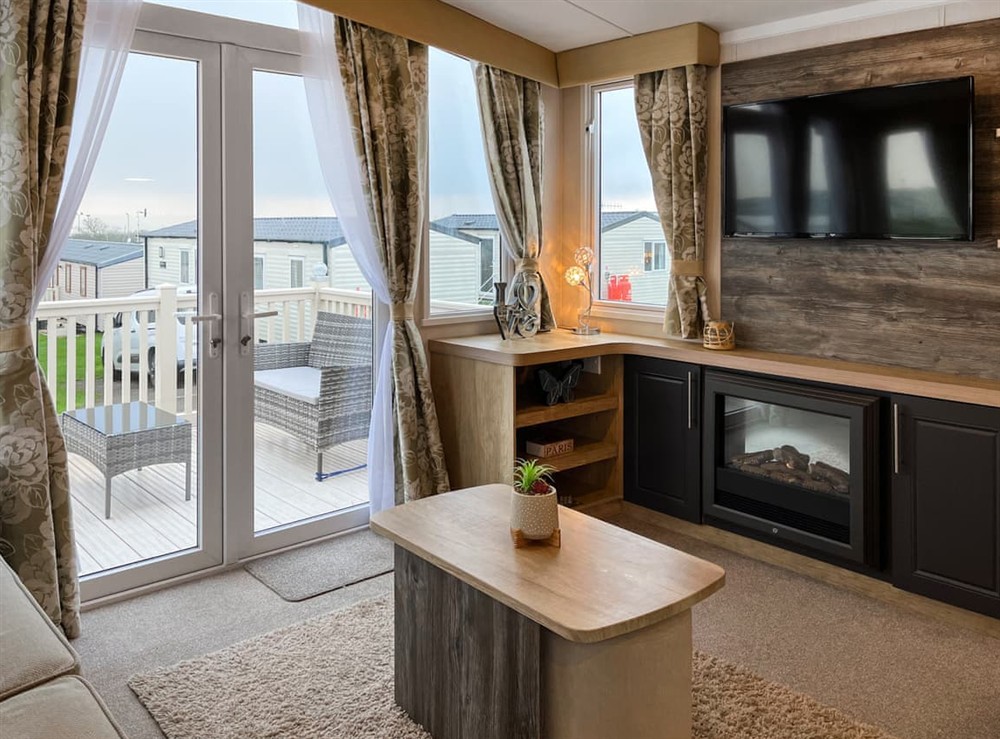 Living area at Maple 8 in Filey, North Yorkshire