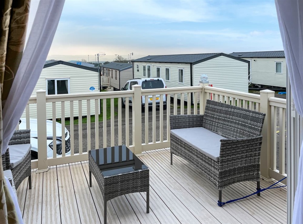 Terrace at Maple 8 in Filey, North Yorkshire