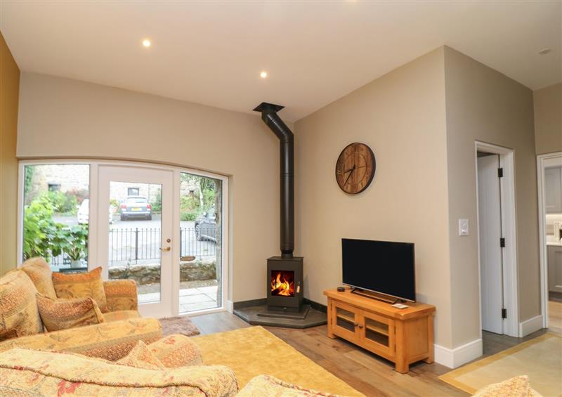 The living area at Maple Cottage, Chagford