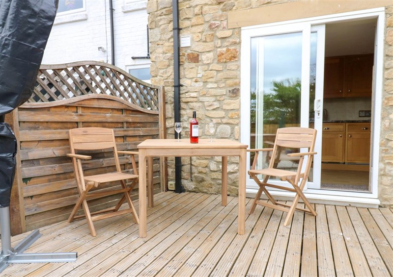 The patio in Maple Cottage at Maple Cottage, Ingleton