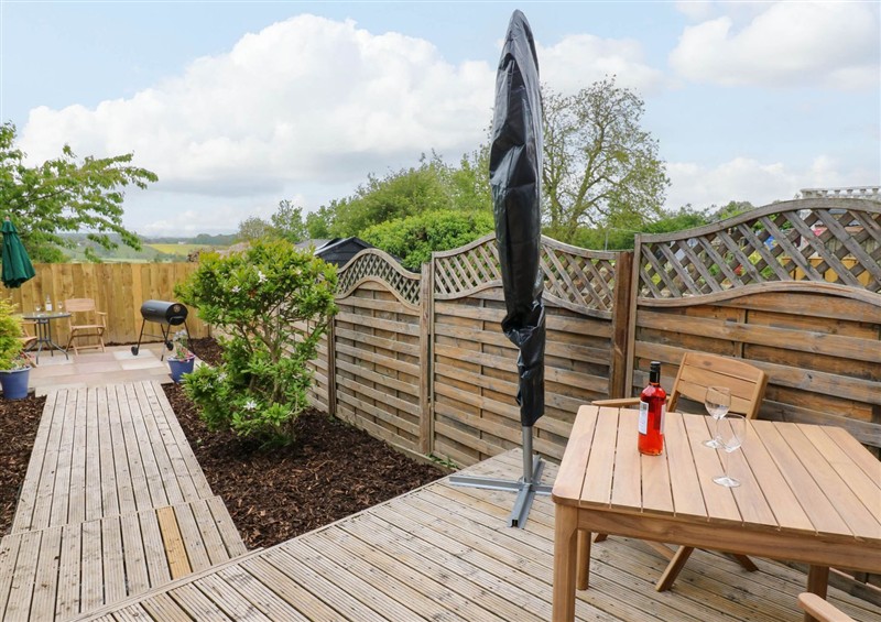 This is the garden at Maple Cottage, Ingleton