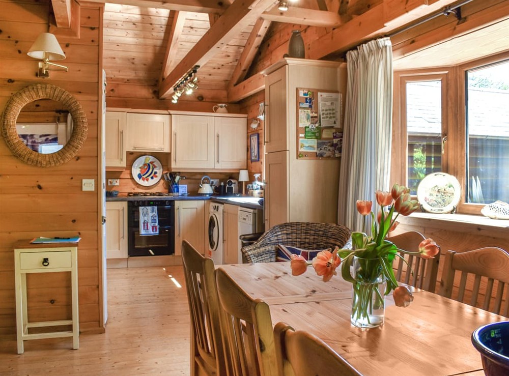 Kitchen at Maple Leaf Cottage in Padstow, Cornwall