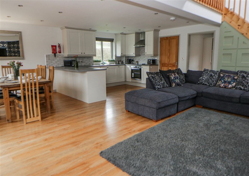 The living room at Maple Lodge, Llangunllo
