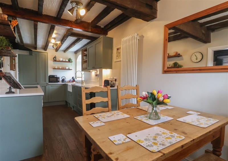 This is the kitchen at Maple Tree Cottage, Knaresborough