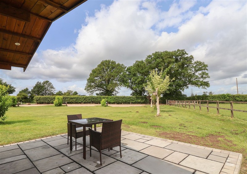 This is the garden at Maple Tree Lodge, Strensall