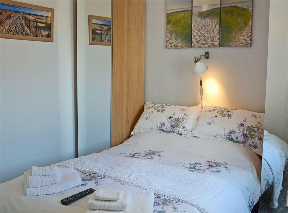 Comfortable and cosy double bedroom at Mapleleaf Cottage in Beadnell, Northumberland