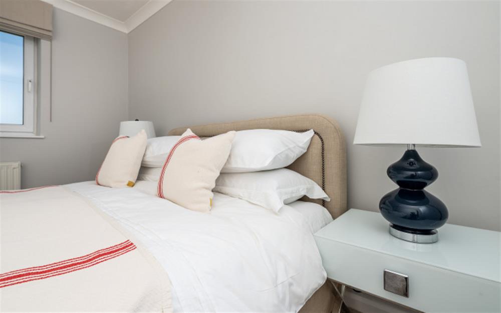 A closer look at bedroom 2 at Mapperley Lodge in Salcombe