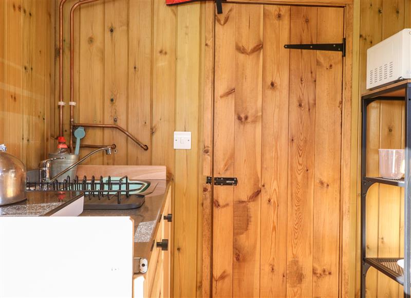 Kitchen at Maquessa Shepherds Hut, Dumfries