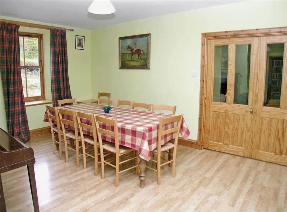 Dining Area at Mar House in Inverey, Braemar., Aberdeenshire