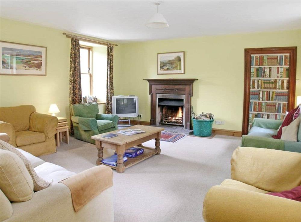 Living room at Mar House in Inverey, Braemar., Aberdeenshire
