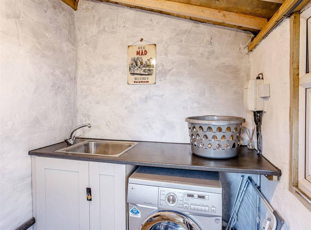 Utility room at March Cottage in Matlock, Derbyshire