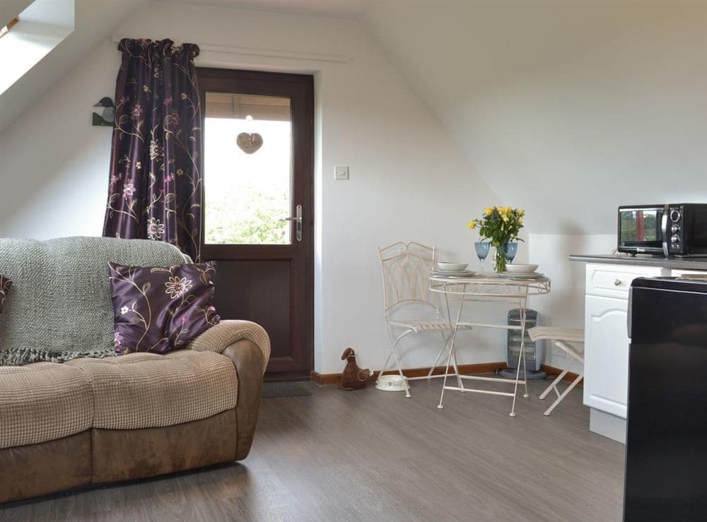 Living space at Marchfield Annex in Marshfield, near Bath, Wiltshire