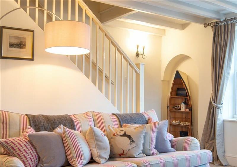 Relax in the living area at Maries Cottage, Craster
