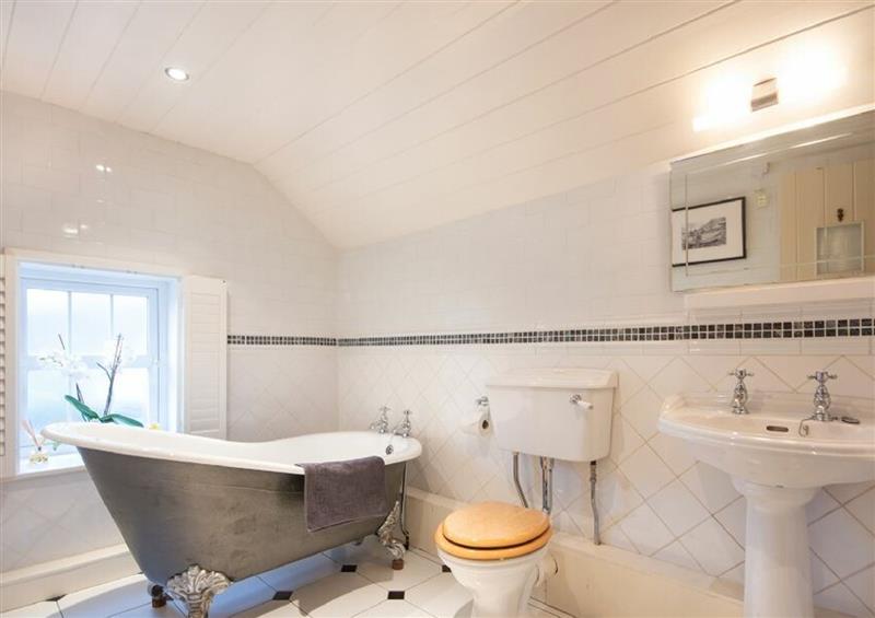 This is the bathroom at Maries Cottage, Craster