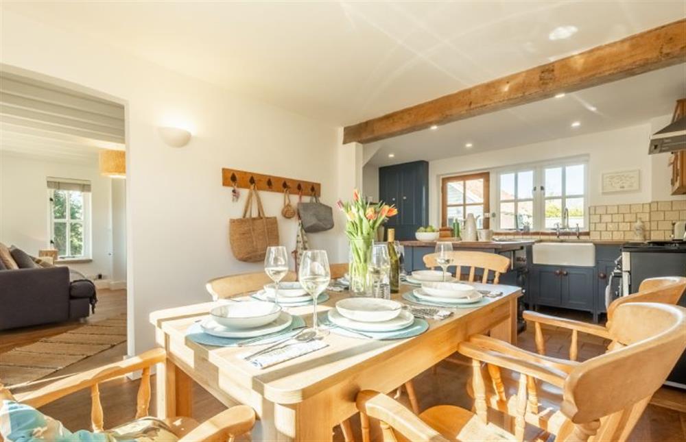 Marigold Cottage  -  Open plan dining area with comfy seating at Marigold Cottage, Docking near Kings Lynn