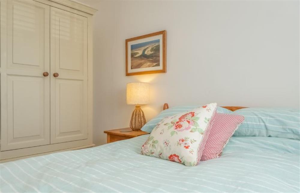 Marigold Cottage  - Bedroom two with a double bed and a wardrobe  at Marigold Cottage, Docking near Kings Lynn