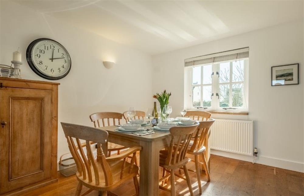 Marigold Cottage  - Dining area with seating for six people  at Marigold Cottage, Docking near Kings Lynn