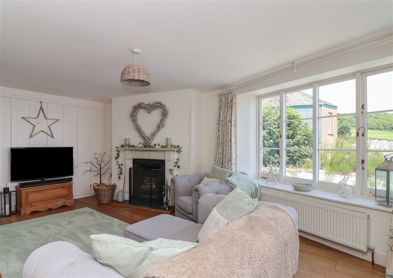 Relax in the living area at Marina, Cawsand