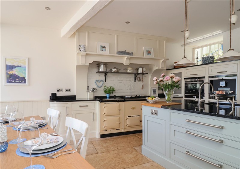 The kitchen at Marina, Cawsand