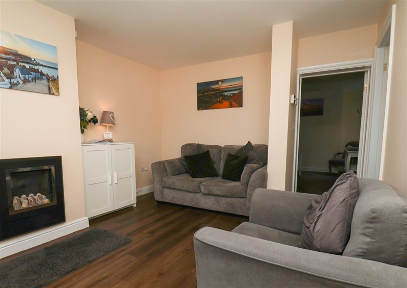 Enjoy the living room at Marina Side, Whitby