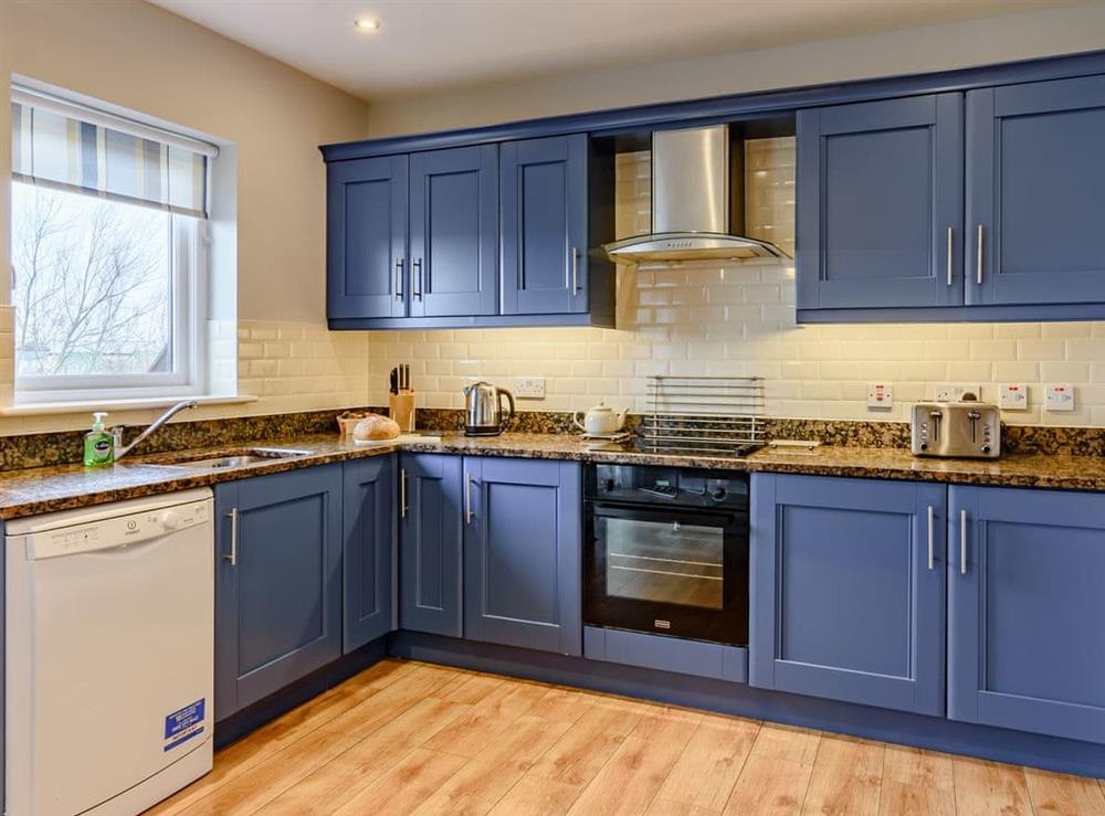 Kitchen at Marina View in Amble, near Warkworth, Northumberland