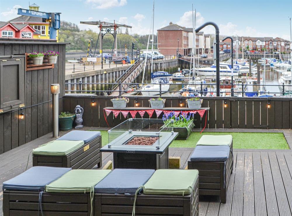 Outdoor area at Marina View in Newcastle upon Tyne, Tyne and Wear