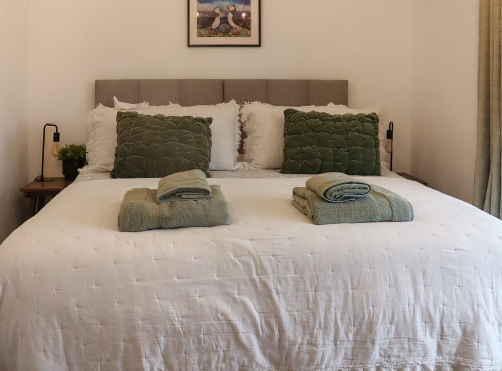 Double bedroom at Marina View in Neyland, near Milford Haven, Dyfed